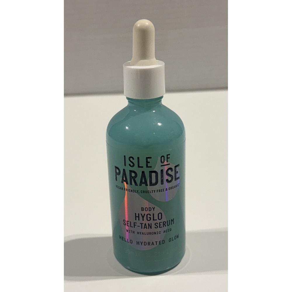 ISLE OF PARADISE Body Hyglo Self-Tan Serum -Hyaluronic Acid Hydrated Glow 3.21oz